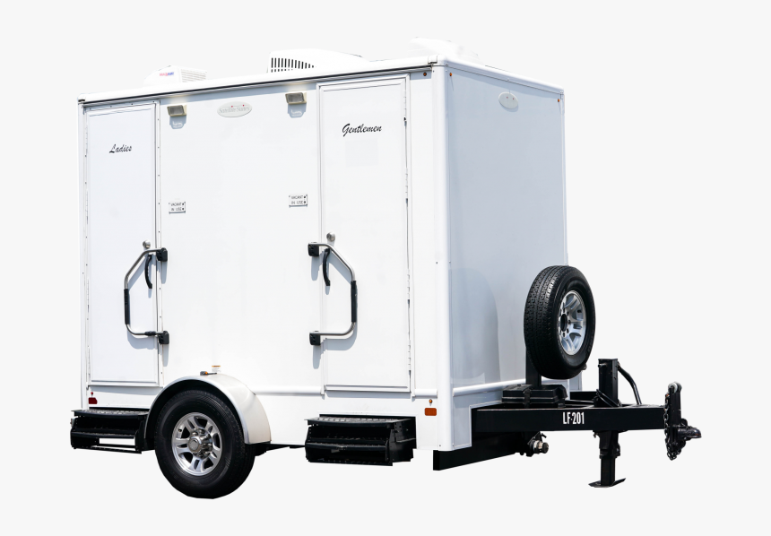 2 Station Exterior Portable Restroom Trailer Nice Porta - Travel Trailer, HD Png Download, Free Download