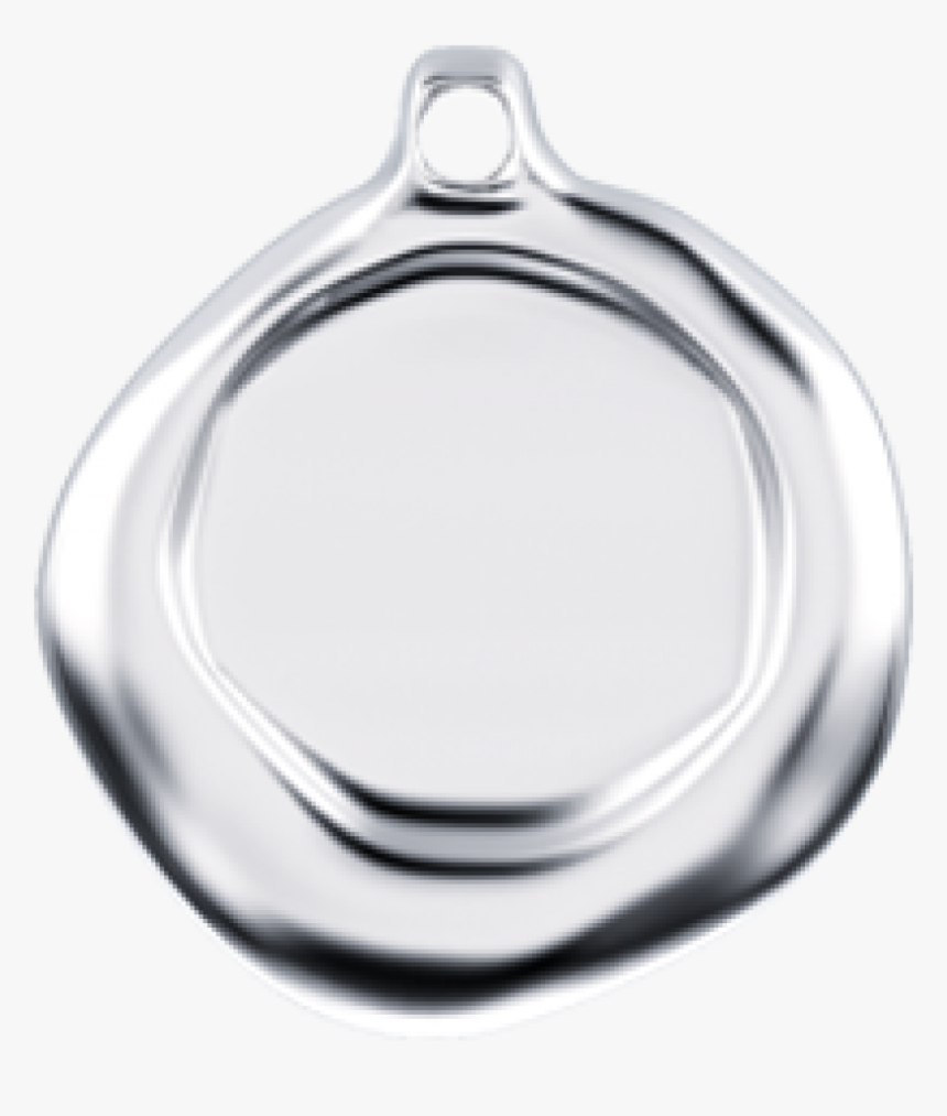Silver Wax Stamp Pendant - Circle, HD Png Download, Free Download