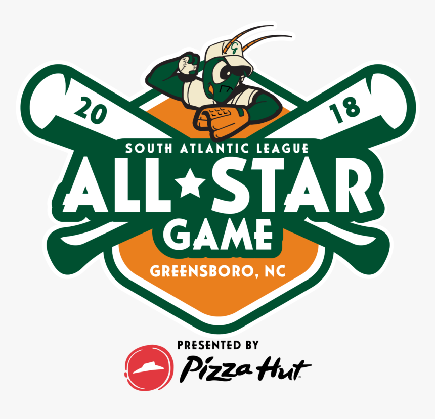 South Atlantic League All-star Game Logo - Greensboro Grasshoppers, HD Png Download, Free Download