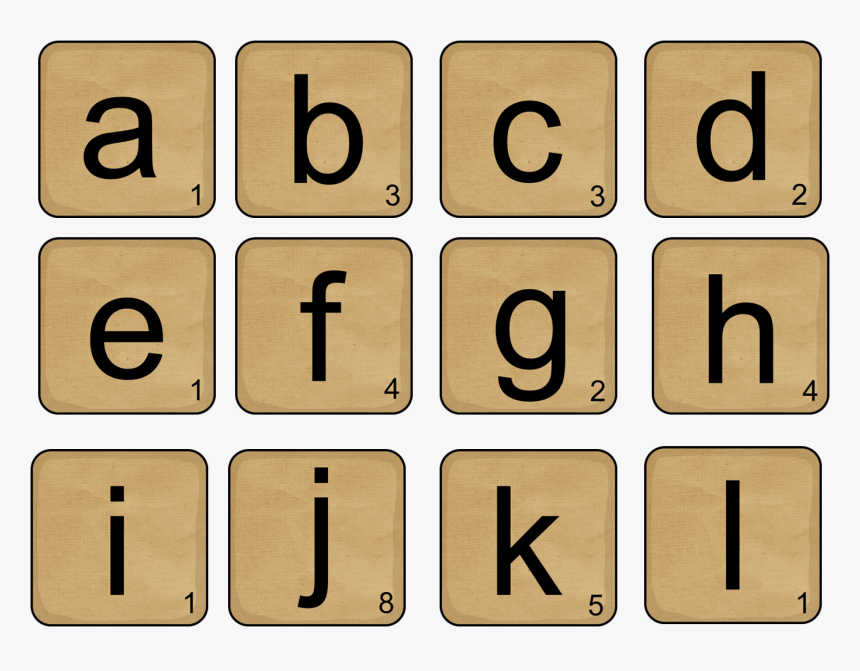 Clip Art Scrabble Tiles Clipart - Scrabble Tiles Clipart Free, HD Png Download, Free Download