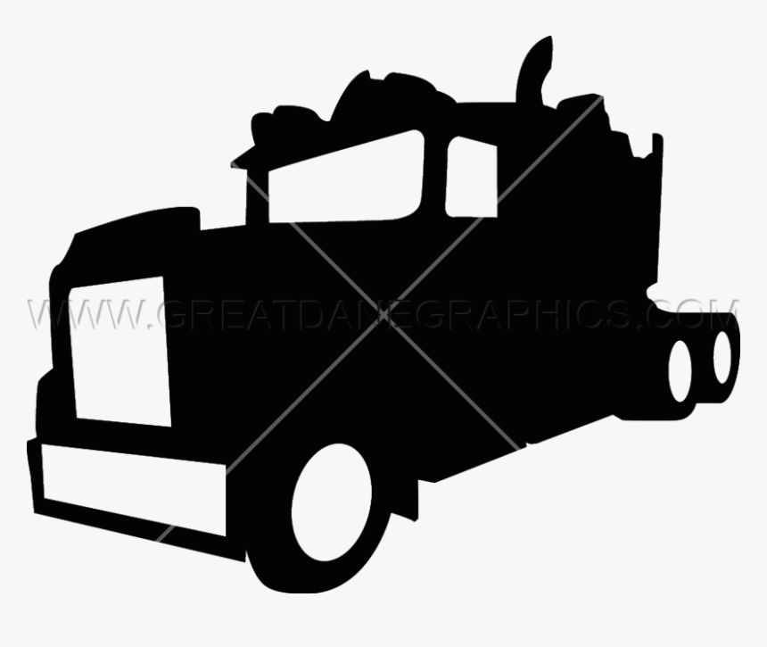Big Bad Truck Production Ready Artwork For T Shirt - Illustration, HD Png Download, Free Download