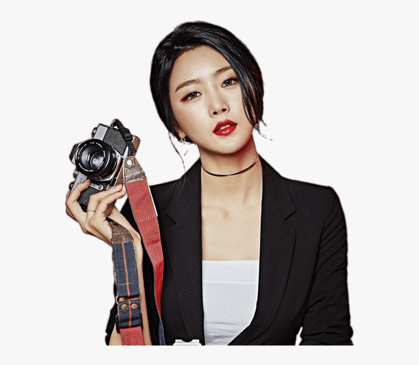 Dalshabet Subin Holding Camera - Dal Shabet Subin Png, Transparent Png, Free Download