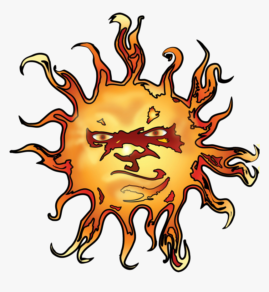 Man In Hot Weather - Hot Weather Gif Sun, HD Png Download, Free Download