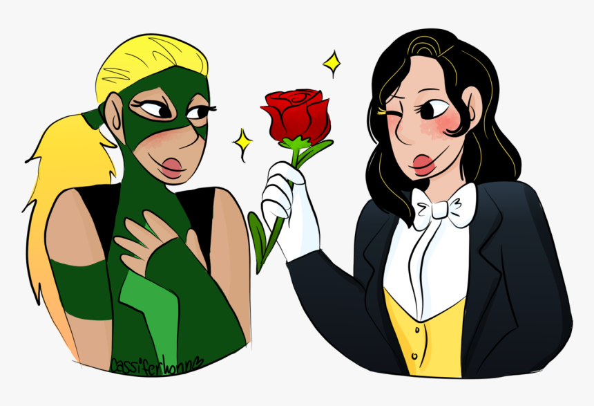 Femslash February Day 28, Roses@chillblaines Said - Cartoon, HD Png Download, Free Download