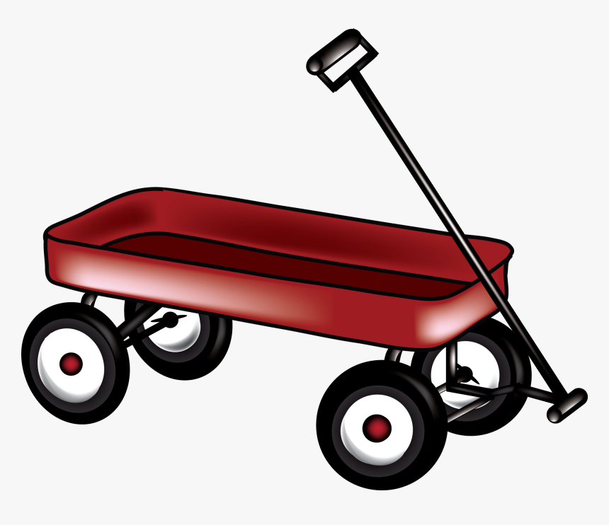 Little Red Wagon Clipart - Wagon Clipart, HD Png Download, Free Download