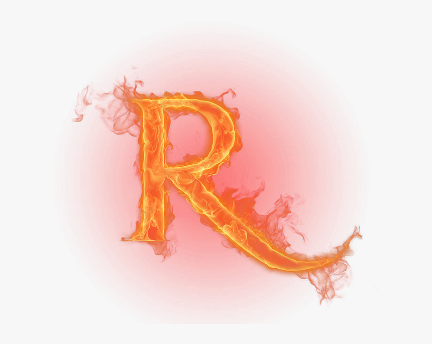 Fire Letter R Png, Transparent Png, Free Download