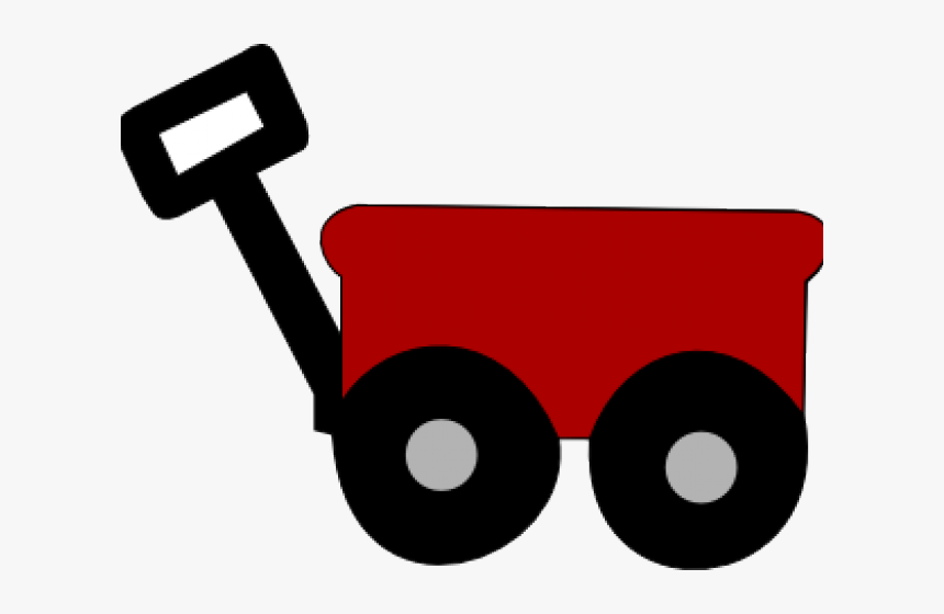 Transparent Red Wagon Clipart - Little Red Wagon Clip Art, HD Png Download, Free Download