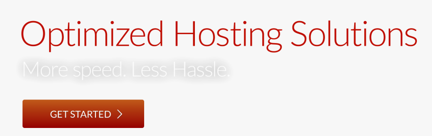 Get Started With Optimized Hosting Solutions, HD Png Download, Free Download