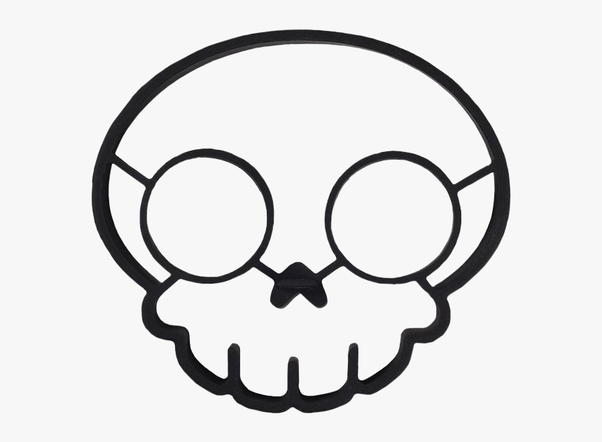 Funny Side Up Skull Egg Mould - หัว กระ โหล ก กา ตู น, HD Png Download, Free Download
