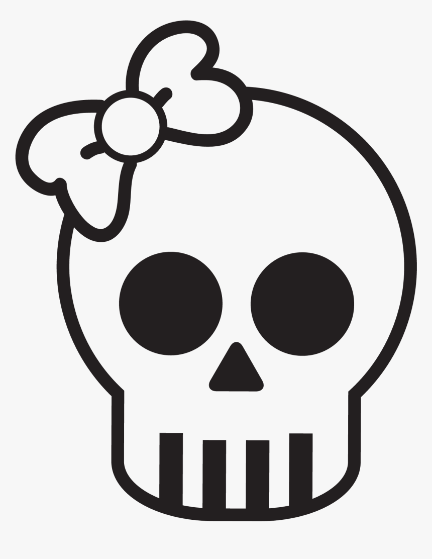 Small Skeleton Head Printable