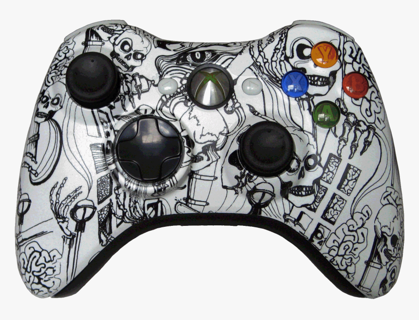 Transparent Xbox 360 Controller Clipart - Xbox One Controller Naruto, HD Png Download, Free Download