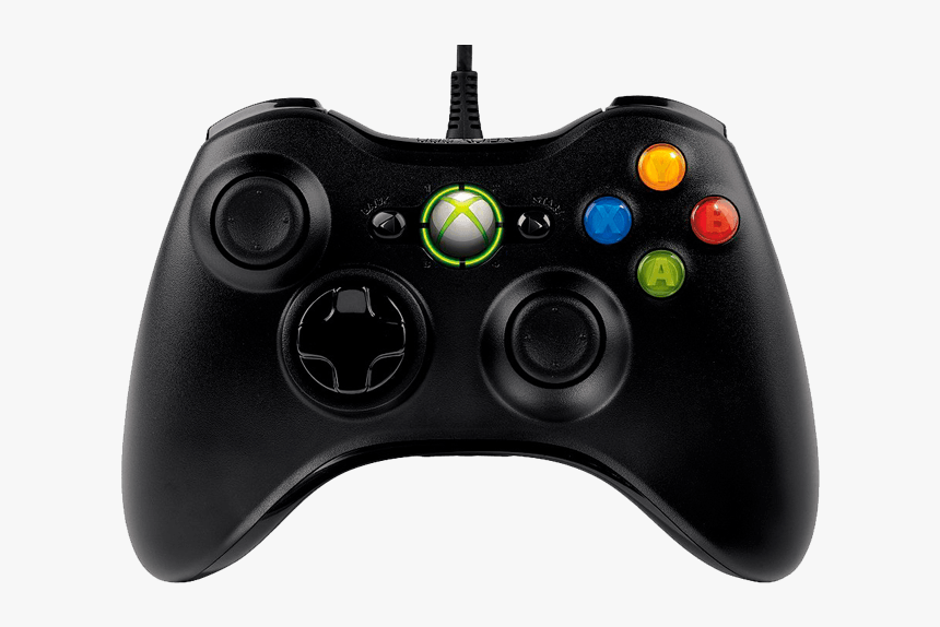 52a-00004, Xbox 360 And Pc, Wired Usb, Black, Retail - Xbox 360 Controller Black, HD Png Download, Free Download