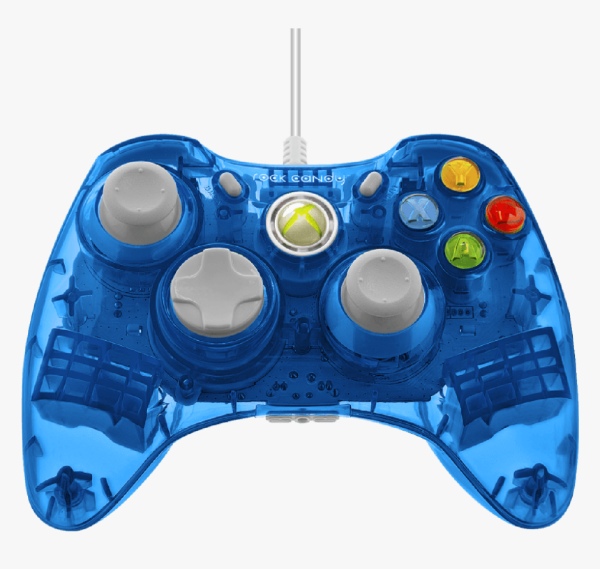 X360 Pdp Controllers Neon Blue - Blue Rock Candy Xbox 360 Controller, HD Png Download, Free Download