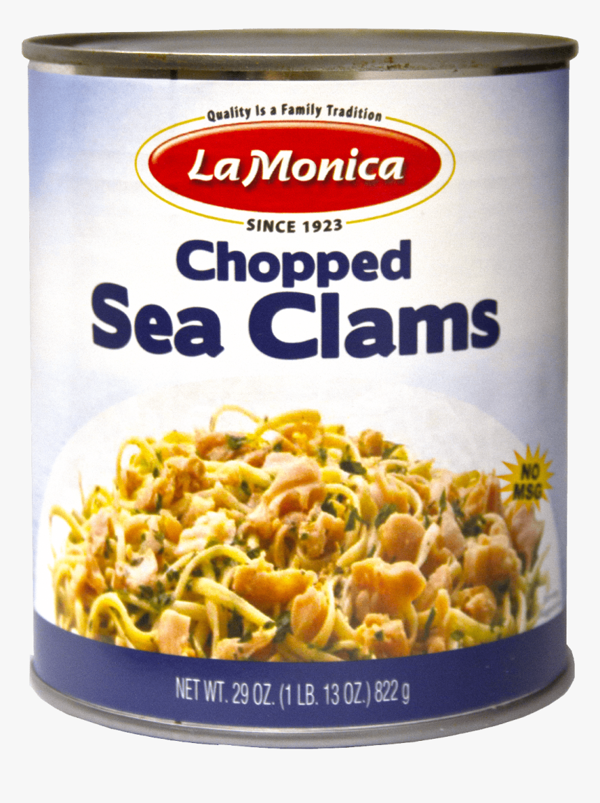 Can Of Lamonica 29 Oz Chopped Sea Clams - La Monica Sea Clam Chopped, HD Png Download, Free Download