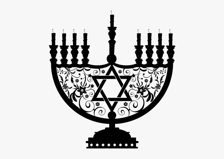 Menorah Hanukkah Png Transparent Images - Hanukkah Png, Png Download, Free Download