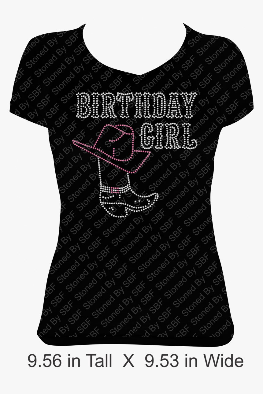 Birthday Girl Cowboy Boot & Hat - June Birthday Shirt Ideas, HD Png Download, Free Download