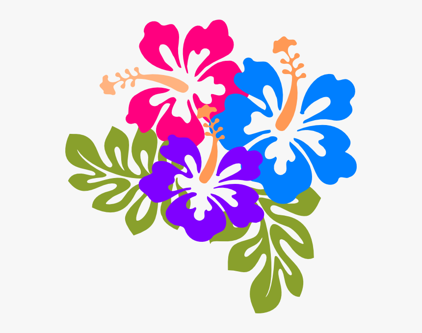 Hawaii Yellow Hibiscus Clip Art - Hawaiian Flower Clipart, HD Png Download, Free Download