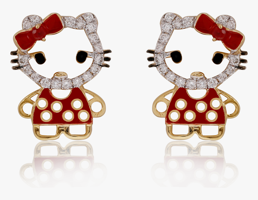 Cute Hello Kitty Earrings - Earrings, HD Png Download, Free Download