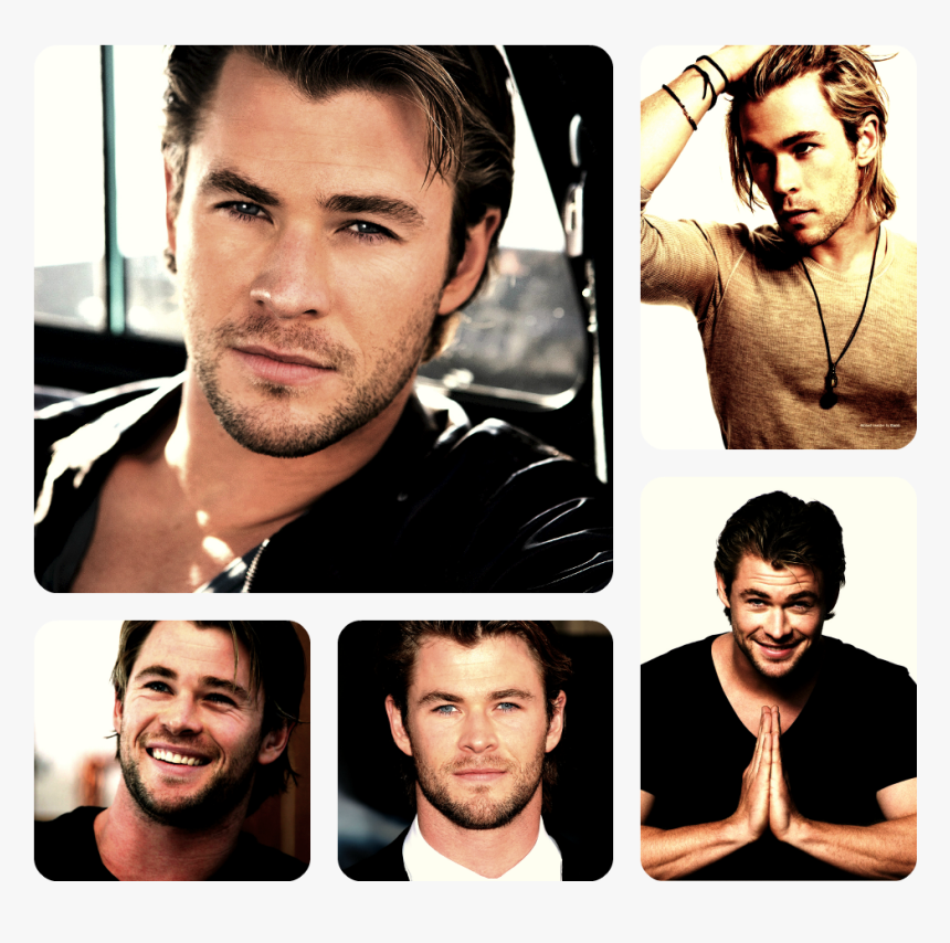 Collage De Chris Hemsworth, HD Png Download, Free Download