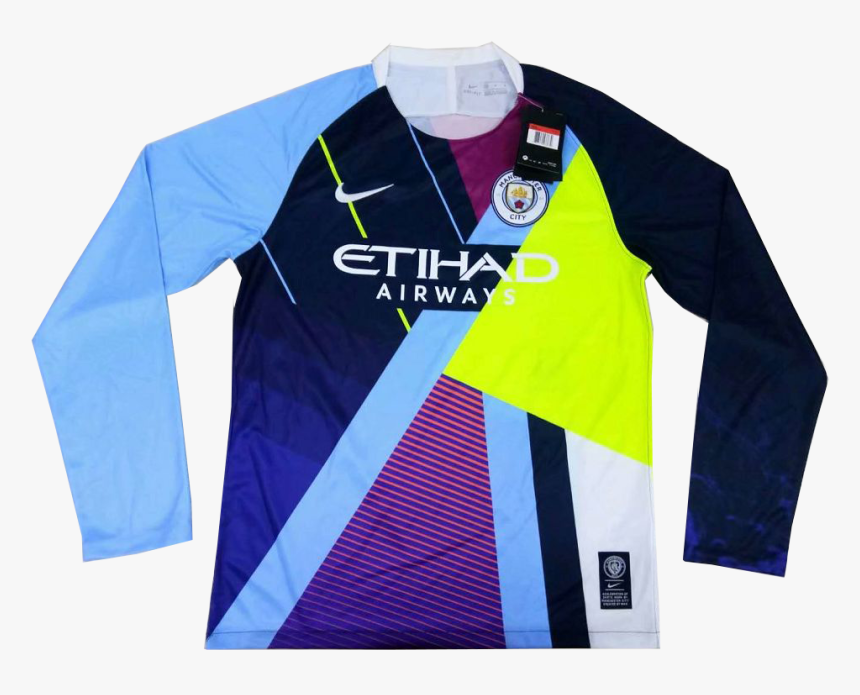 Manchester City 2019-2020 Celebration Long Sleeve Soccer - Man City Kit 18 19, HD Png Download, Free Download