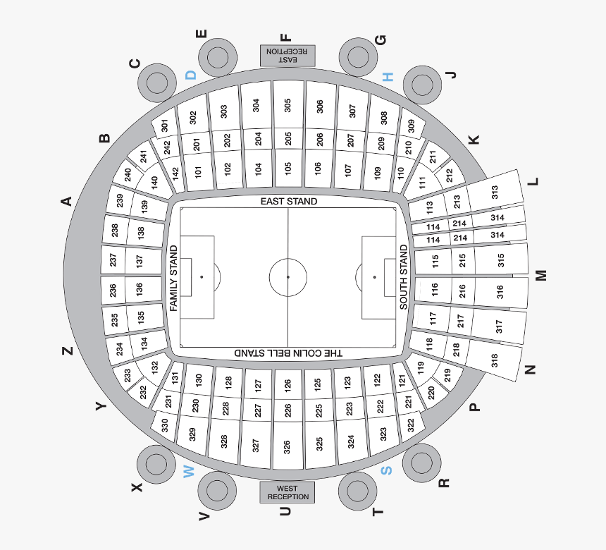 Etihad Stadium Map, HD Png Download, Free Download