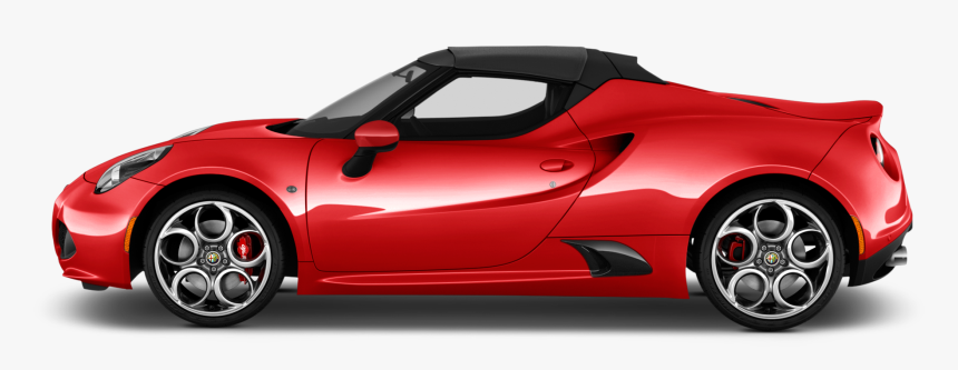 Transparent Class Of 2017 Clipart - Alfa Romeo 4c Side View, HD Png Download, Free Download