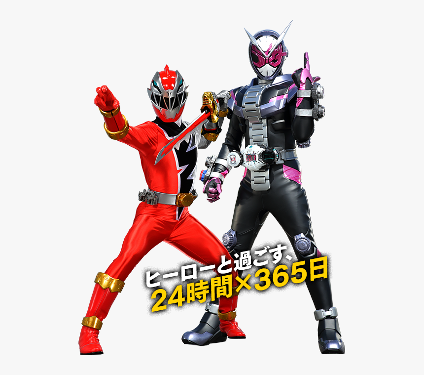 Transparent Red Power Ranger Png - Kamen Rider Zi O Vs Ryusoulger, Png Download, Free Download