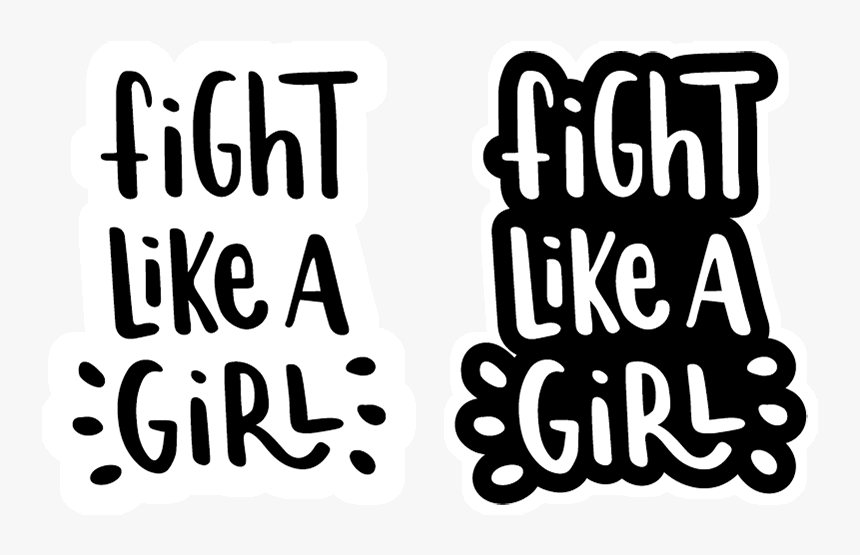 Adesivo Fight Like A Girl De Cami Saitona - Fondos De Pantalla Feministas Mac, HD Png Download, Free Download