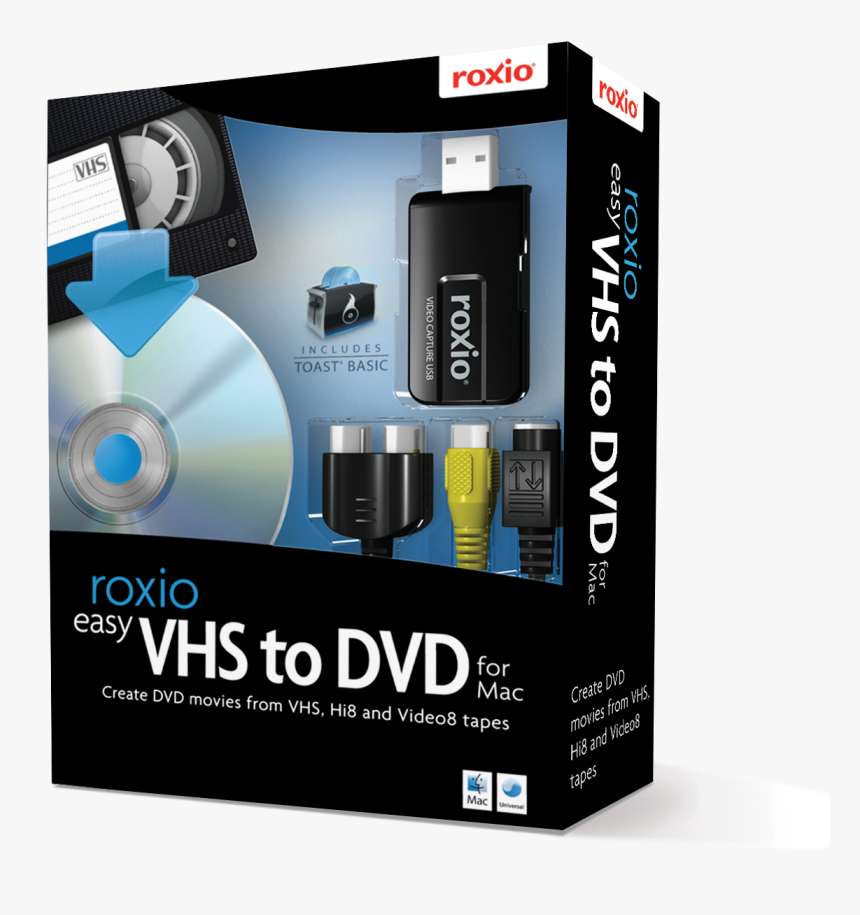 Roxio Easy Vhs To Dvd, HD Png Download, Free Download