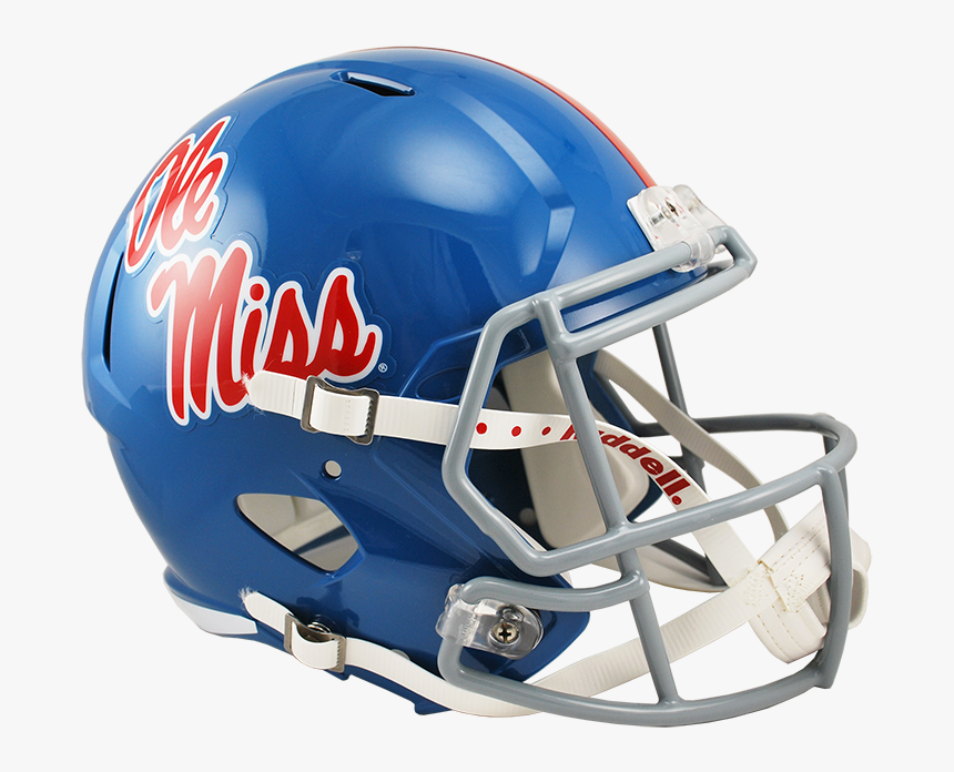 Mississippi Rebels Replica Full Size Speed Helmet - Usc Football Helmet, HD Png Download, Free Download