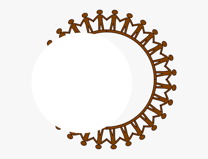 Transparent No Clipart Png - People Holding Hands In A Circle Clipart, Png Download, Free Download