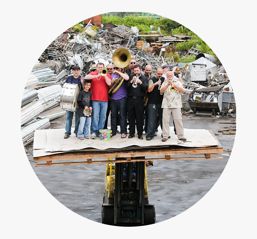 Mighty Souls Brass Band Circle - Sousaphone, HD Png Download, Free Download