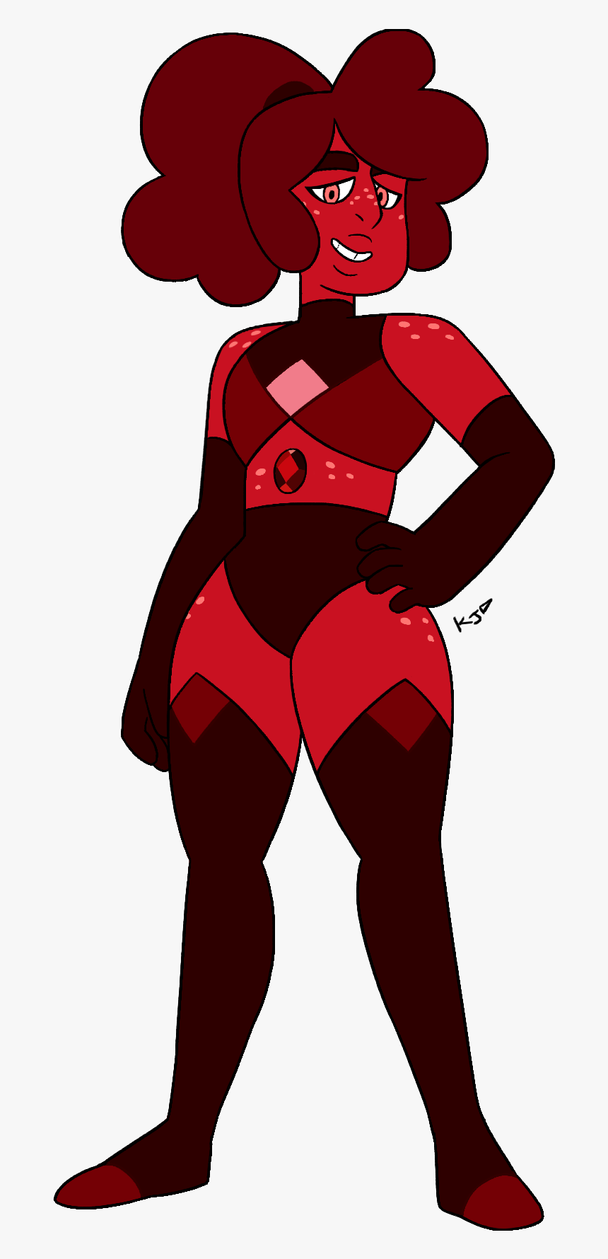 Diamond Red Fanart Steven Universe, HD Png Download, Free Download