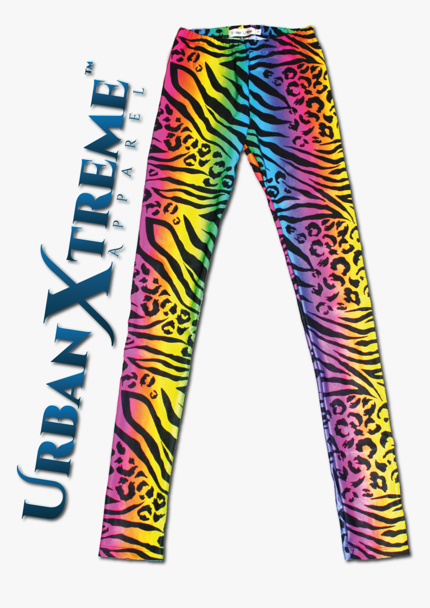 Image Of Xtreme Multi-colored Animal Print Leggings, HD Png Download, Free Download