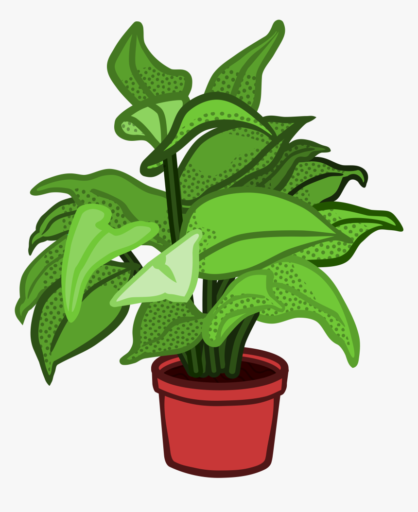 Plant, Pot, Potted, Verbs - Transparent Background Plant Clipart, HD Png Download, Free Download
