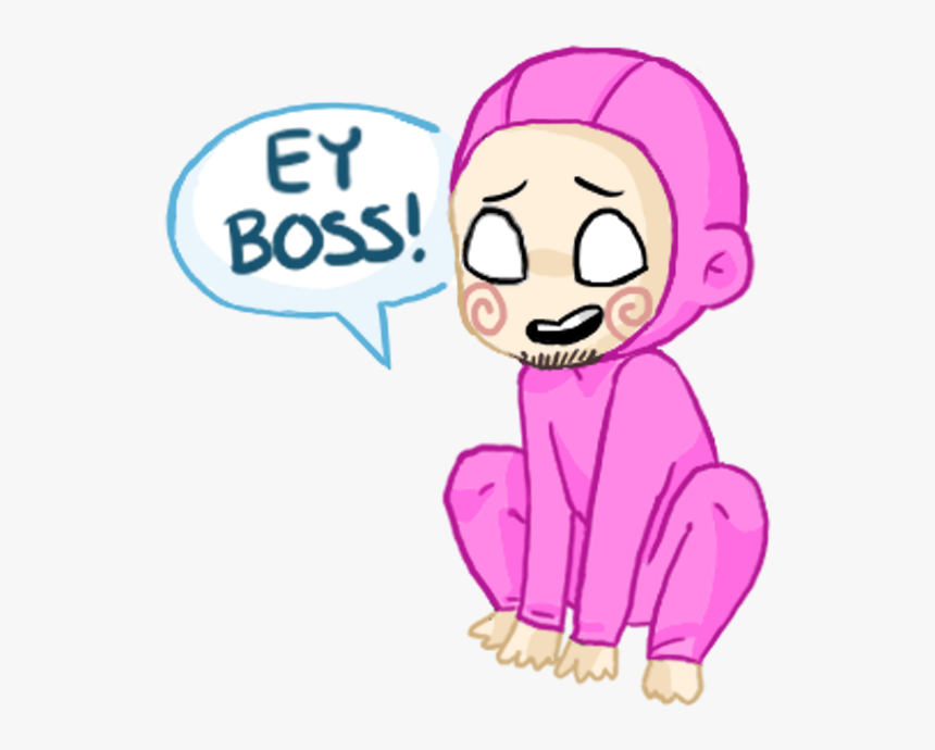 Pink Guy By Creepycatpasta - Cartoon, HD Png Download, Free Download