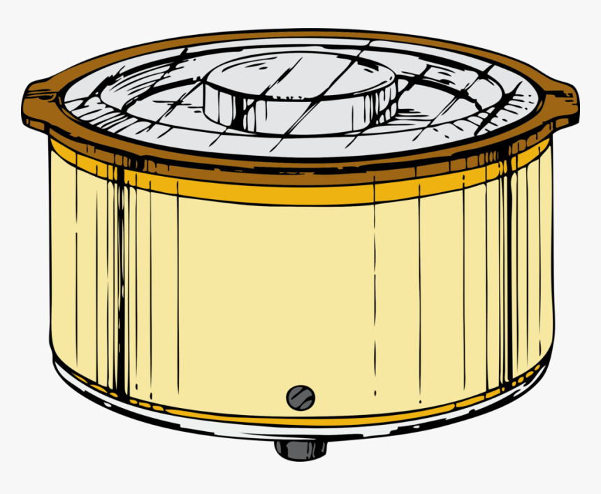 Transparent Soup Pot Clipart - Crock Pot Clipart, HD Png Download, Free Download