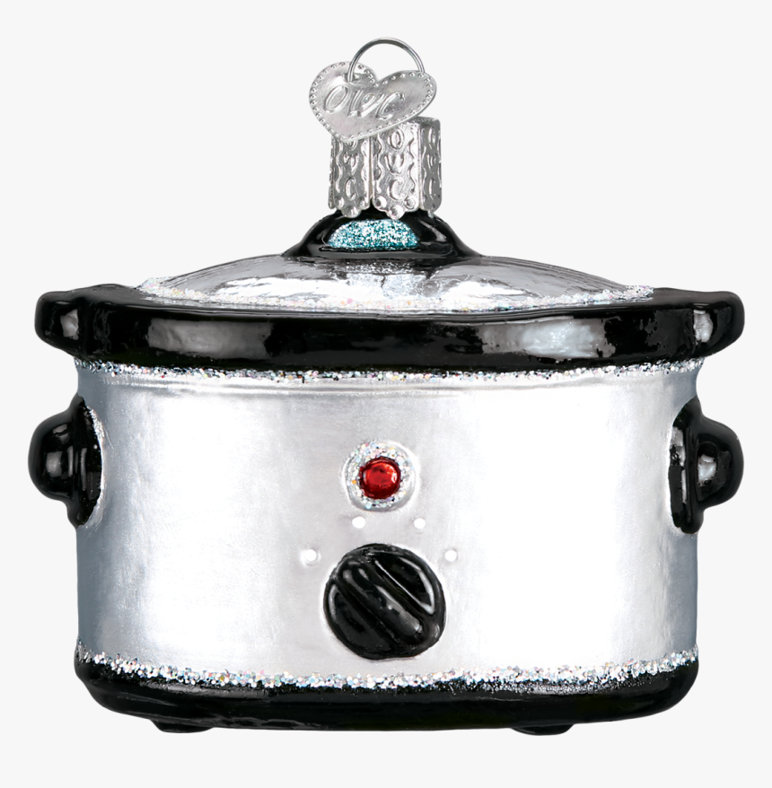 Crock Pot Slow Cooker Glass Ornament - Slow Cooker, HD Png Download, Free Download