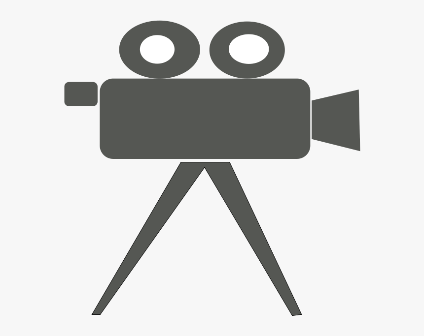 Movie Camera Film Png - Camera Clipart Black And White, Transparent Png, Free Download