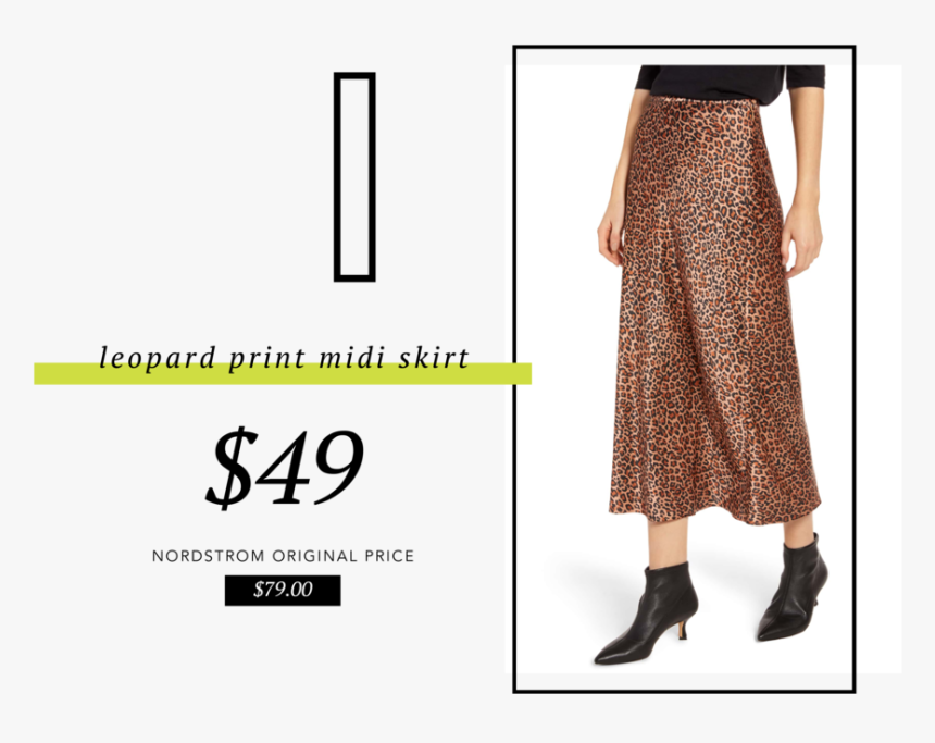 Nsale1 - Something Navy Leopard Skirt, HD Png Download, Free Download