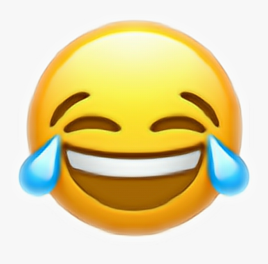 Laughing Emoji Clear Background - Crying Laughing Emoji Png, Transparent Png, Free Download