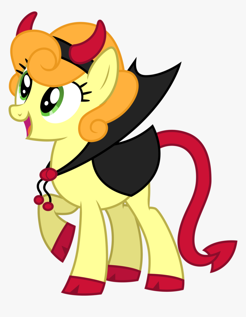 Cloudyglow, Carrot Top, Clothes, Costume, Devil Horns - Golden Harvest Pony Costume, HD Png Download, Free Download