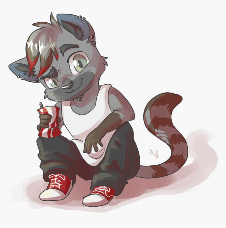 Chibi Furry Cat By Homa - Draw A Furry Cat Chibi, HD Png Download, Free Download