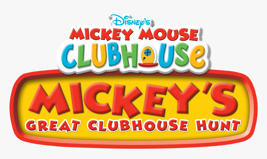 Mickey Mouse Clubhouse Logo Png - Mickey Mouse Clubhouse Mickey's Great Clubhouse Hunt, Transparent Png, Free Download