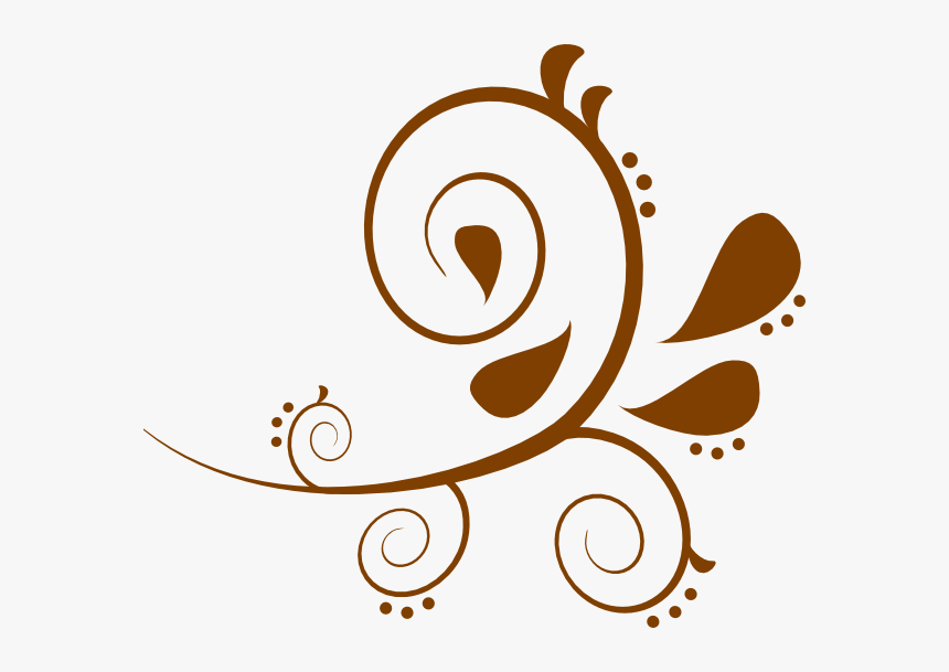 Brown Swirl Clip Art, HD Png Download, Free Download