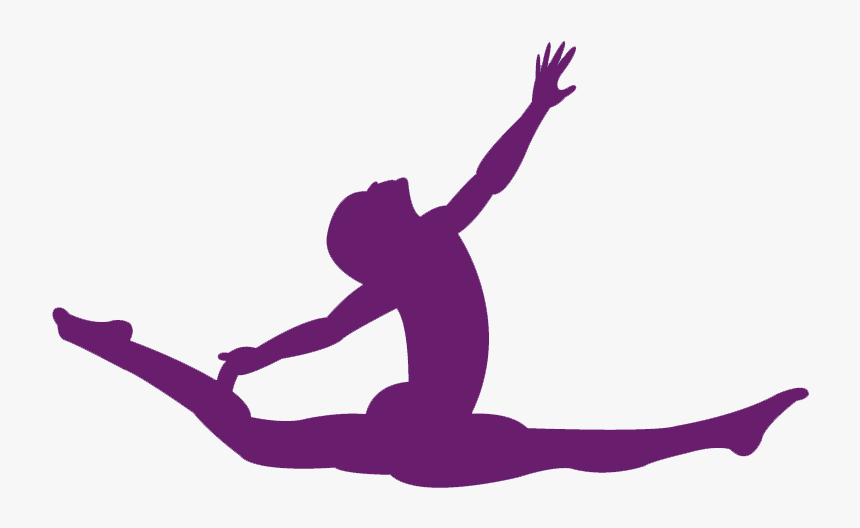 Competitive Gymnastics Artistic Gymnastics Rhythmic - Silueta Gimnasia Ritmica Vector, HD Png Download, Free Download