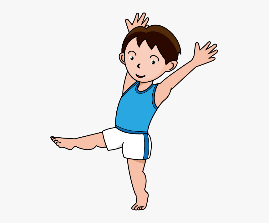 Alt="boys Gymnastics Clipart Black And White - Kids Gymnastics Clipart, HD Png Download, Free Download