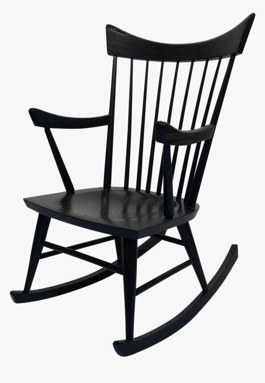 Drawing Chairs Rocking Chair - Black Rocking Chair Png Transparent Background, Png Download, Free Download