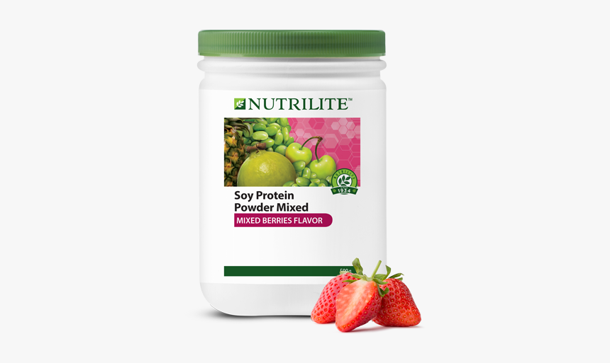 Nutrilite Soy Protein Drink Mix - Nutrilite Soy Protein Drink Mix Mixed Berries Flavor, HD Png Download, Free Download