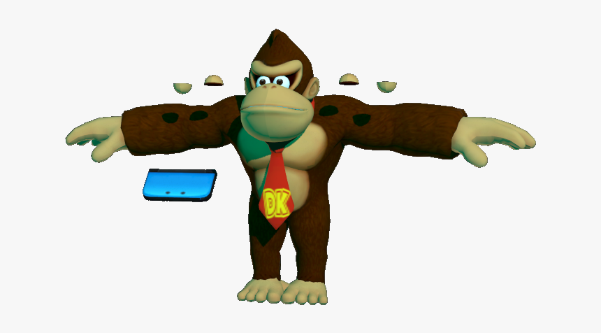 Download Zip Archive - Donkey Kong Mesh Model, HD Png Download, Free Download